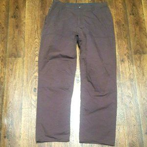 Royal Robbins Mens 36x32 Rip Stop Hiking Pants Khaki Outdoor Brown Khaki
